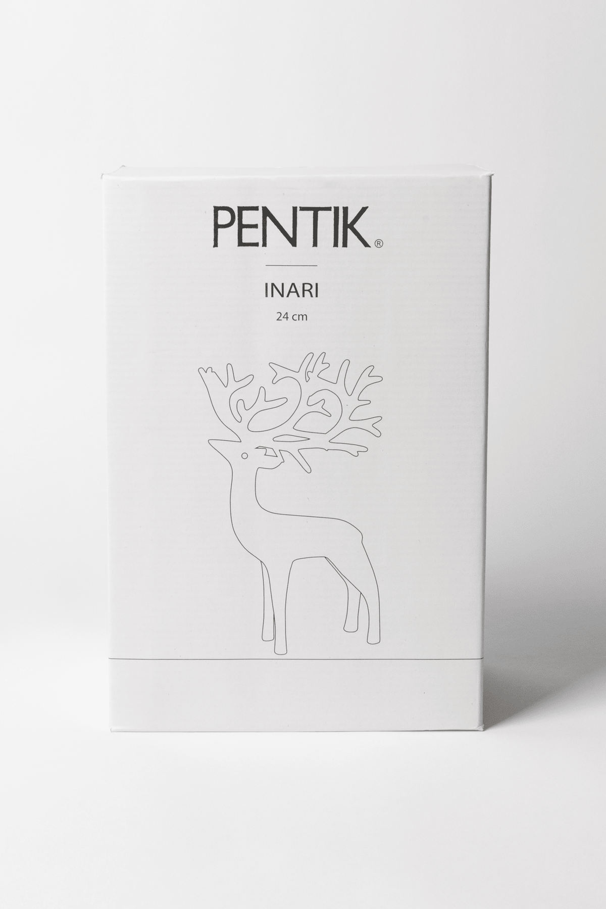 Inari Hopeoitu Poro - PENTIK - Sisustus/Piensisustus/Koristeporot