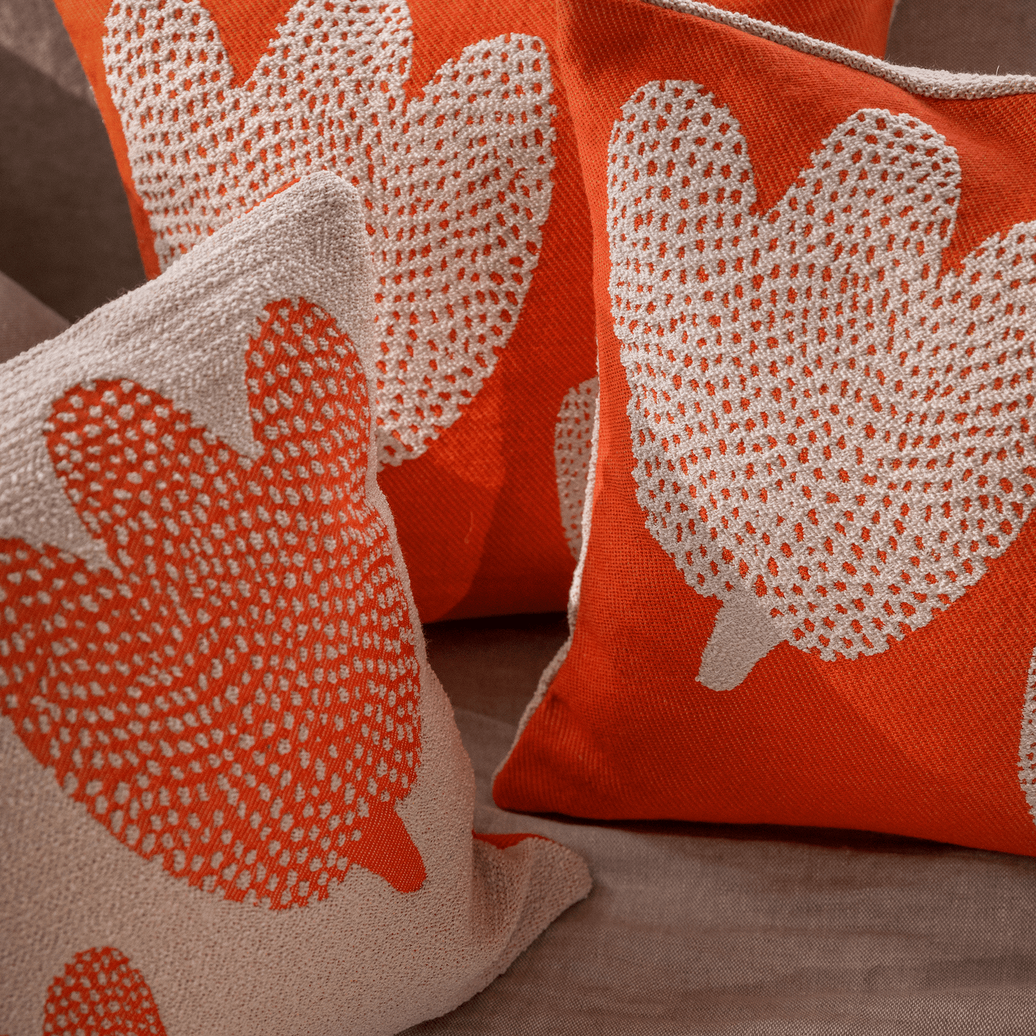 Lapinvuokko Jacquard Tyynynpäällinen - PENTIK - Tekstiilit/Sisustustekstiilit/Tyynynpäälliset