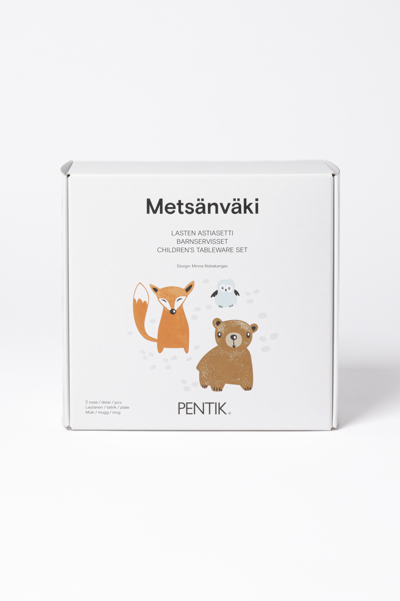 Metsänväki Astiasetti Muki 0,2 l ja Lautanen 18 cm