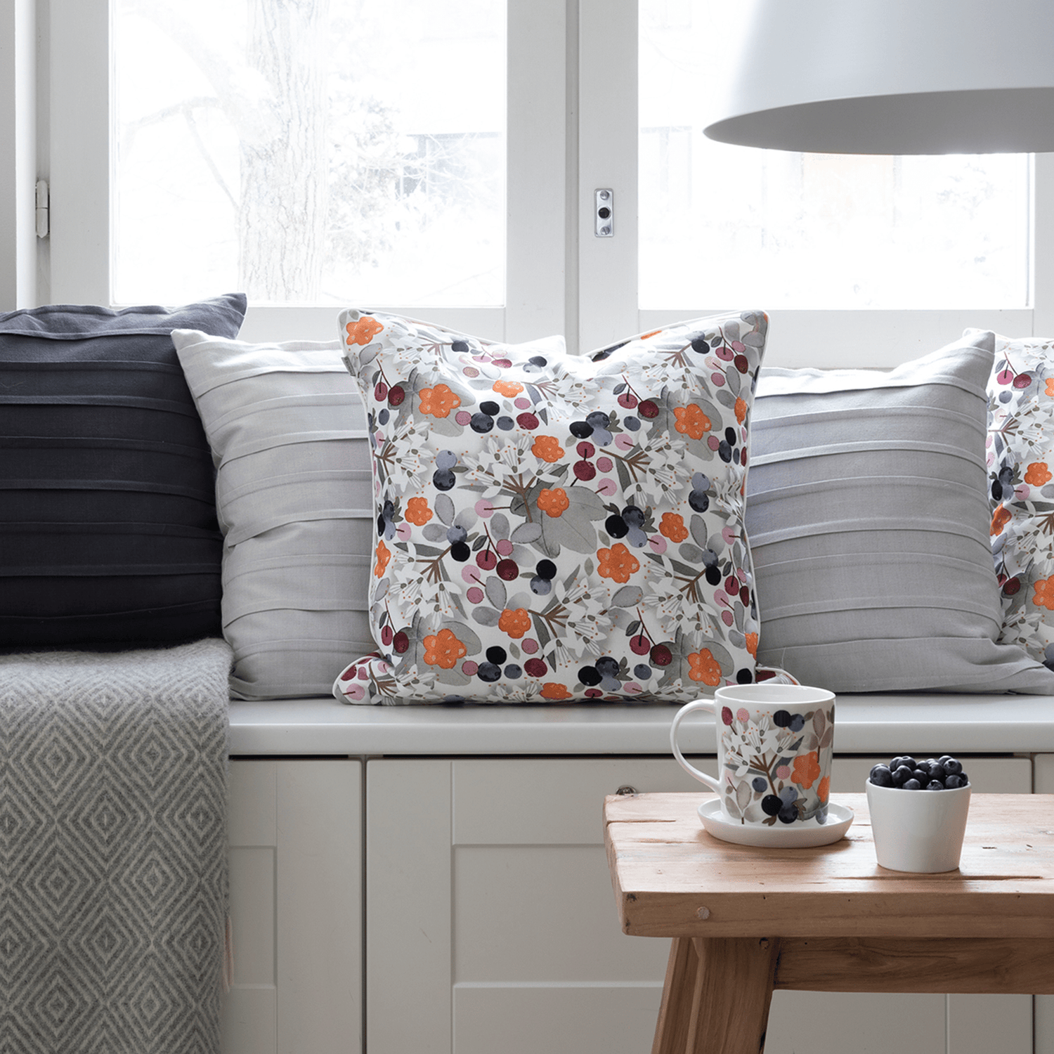 Metsämarja Tyynynpäällinen - PENTIK - Tekstiilit/Sisustustekstiilit/Tyynynpäälliset