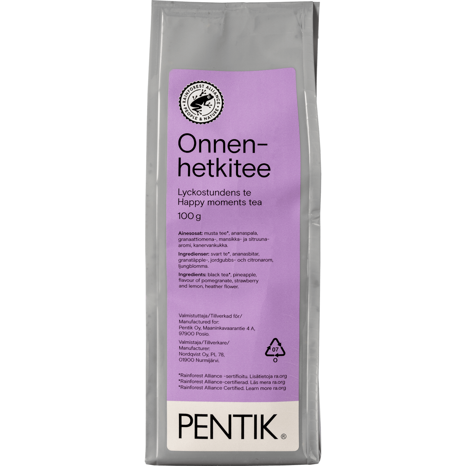 Onnenhetkitee - PENTIK - Kattaus/Herkut/Teet