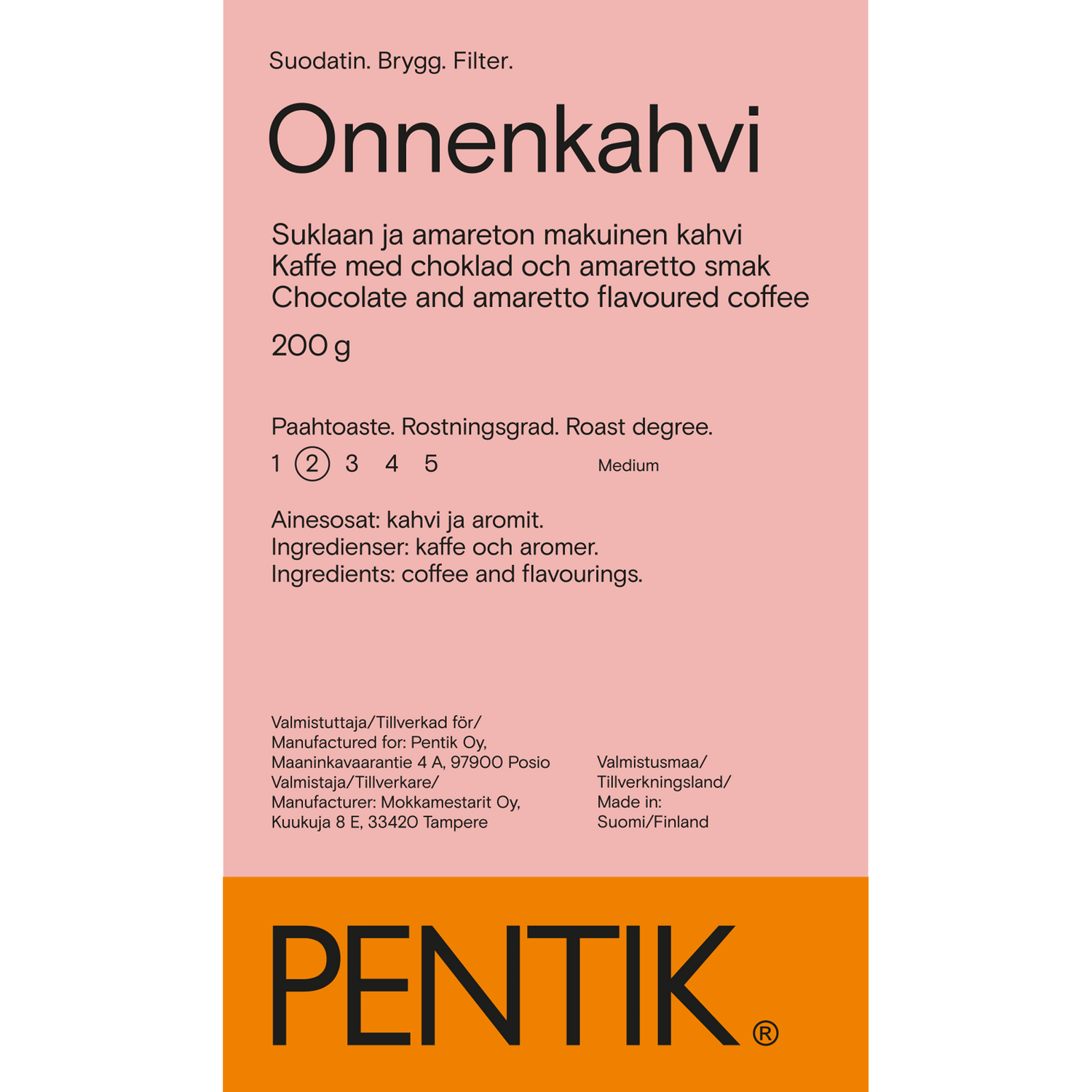 Onnenkahvi - PENTIK - Kattaus/Herkut/Kahvit