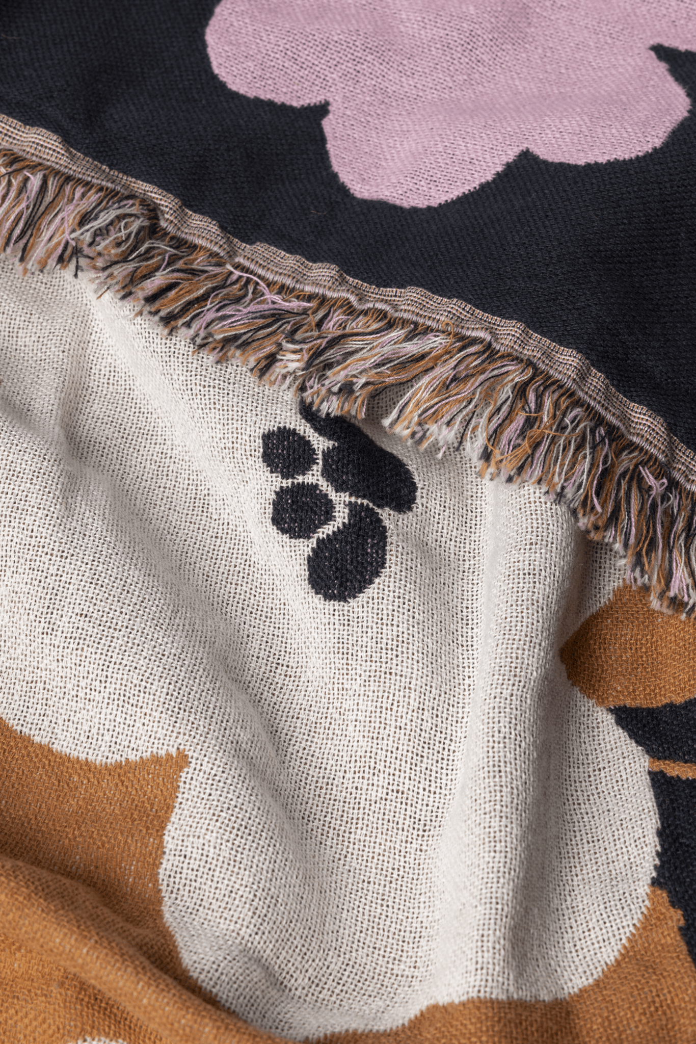 Ruusumalva Torkkupeitto Jacquard - PENTIK - Tekstiilit/Sisustustekstiilit/Torkkupeitot