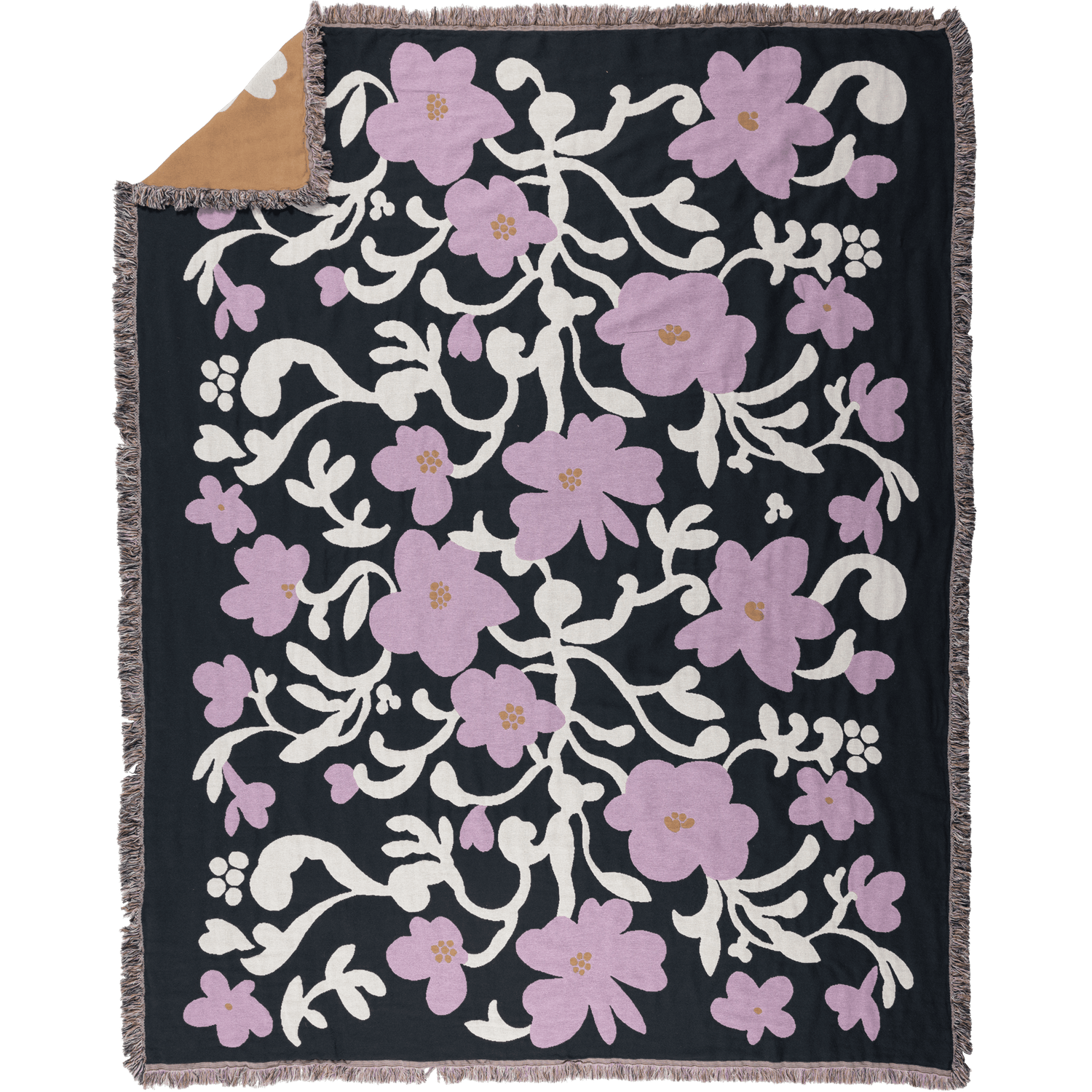 Ruusumalva Torkkupeitto Jacquard - PENTIK - Tekstiilit/Sisustustekstiilit/Torkkupeitot