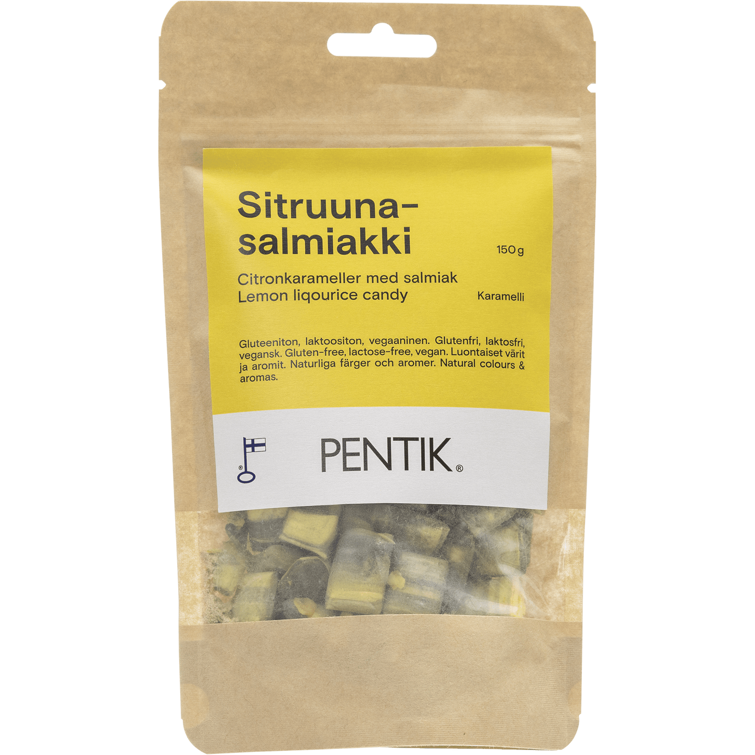 Sitruunasalmiakkikaramelli - PENTIK - Kattaus/Herkut/Makeiset ja pikkuleivät
