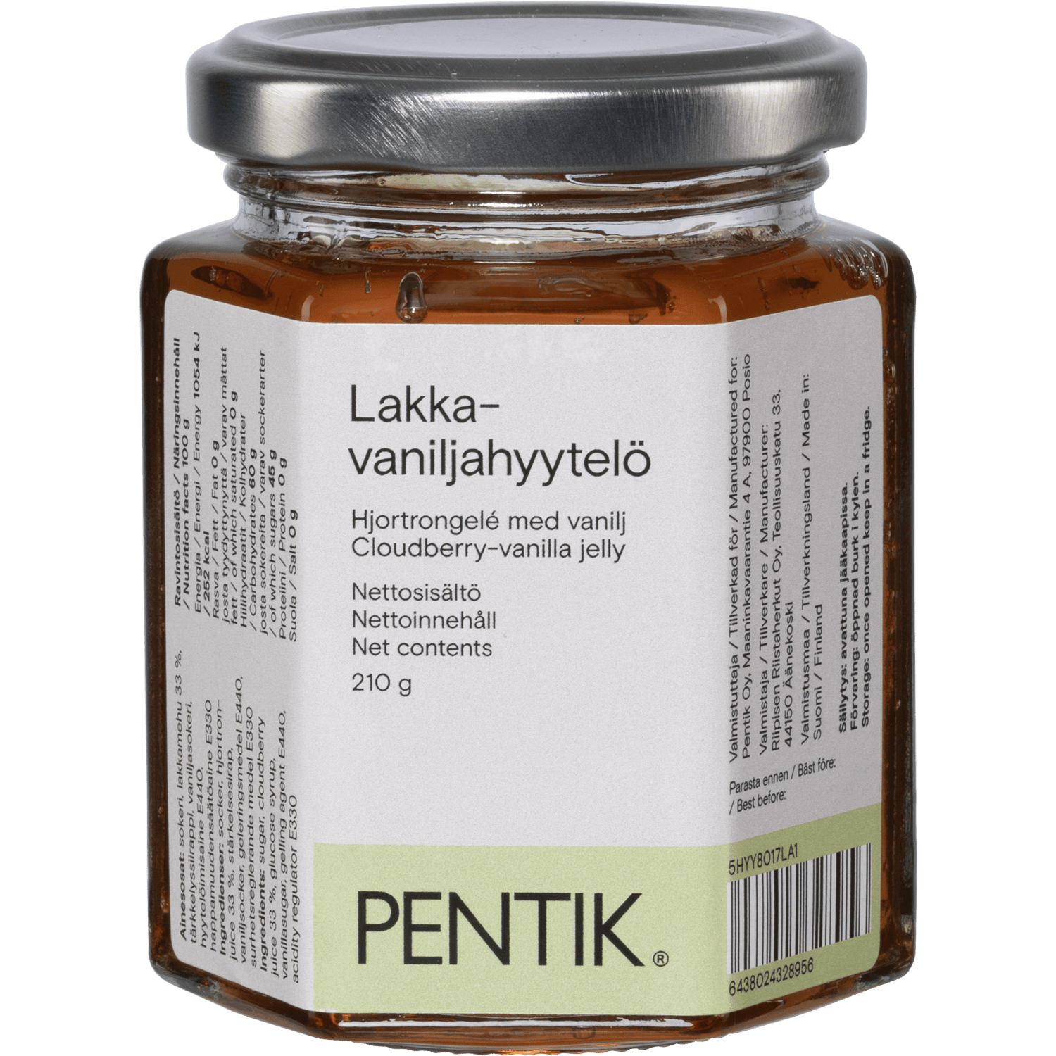Lakka - Vaniljahyytelö - PENTIK - Kattaus/Herkut/Hillot, hunajat ja kastikkeet