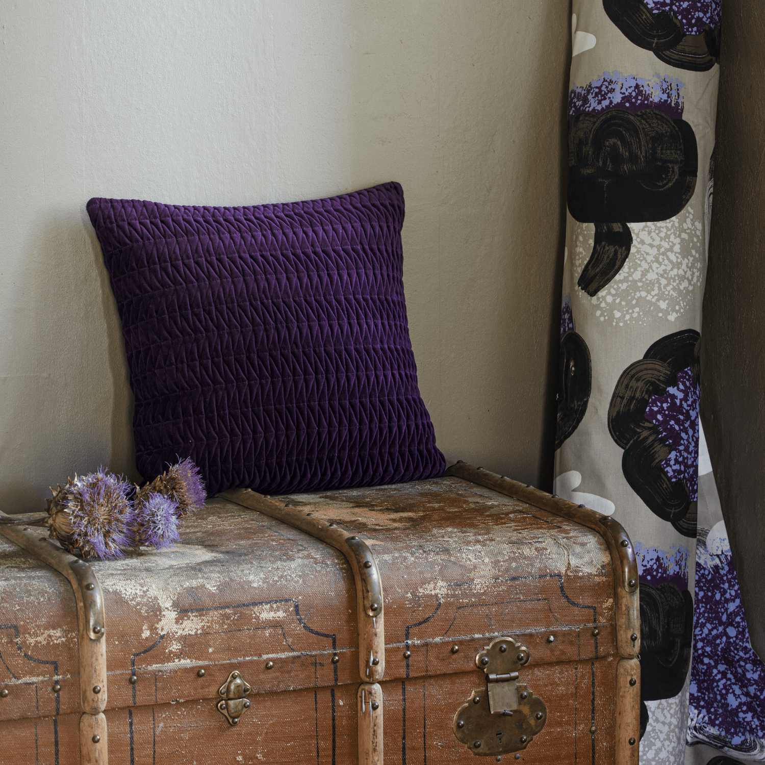 Linna Samettityynynpäällinen - PENTIK - Tekstiilit/Sisustustekstiilit/Tyynynpäälliset
