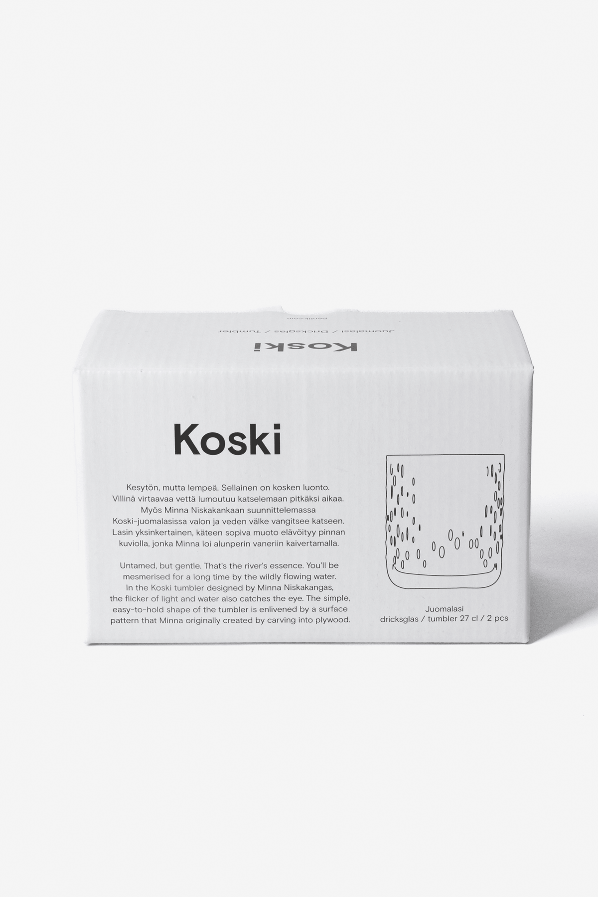 Koski Juomalasi 2 kpl - PENTIK - Kattaus/Astiat/Lasit