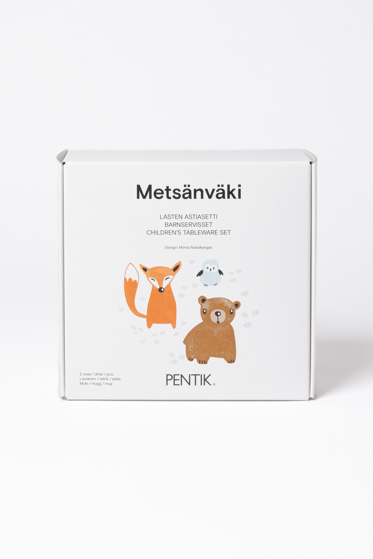 Metsänväki Astiasetti Muki 0,2 l ja Lautanen 18 cm