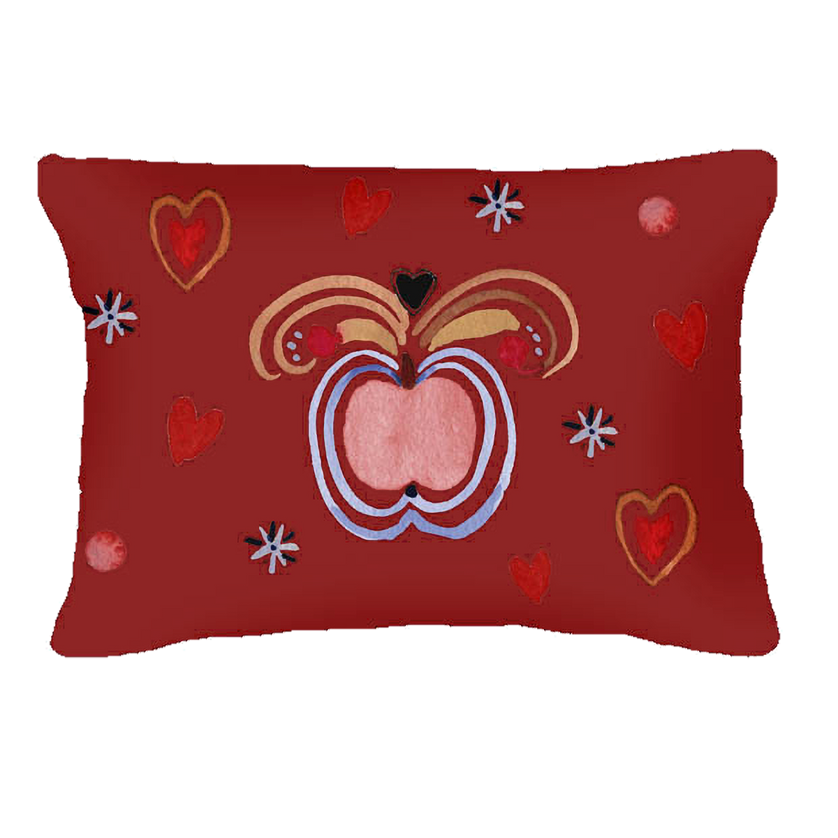 Talviomena Embroidered Cushion Cover