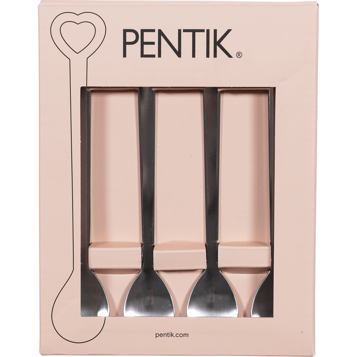 Piparkakkusydän Lusikka 4 kpl - PENTIK - Kattaus/Aterimet/Aterimet