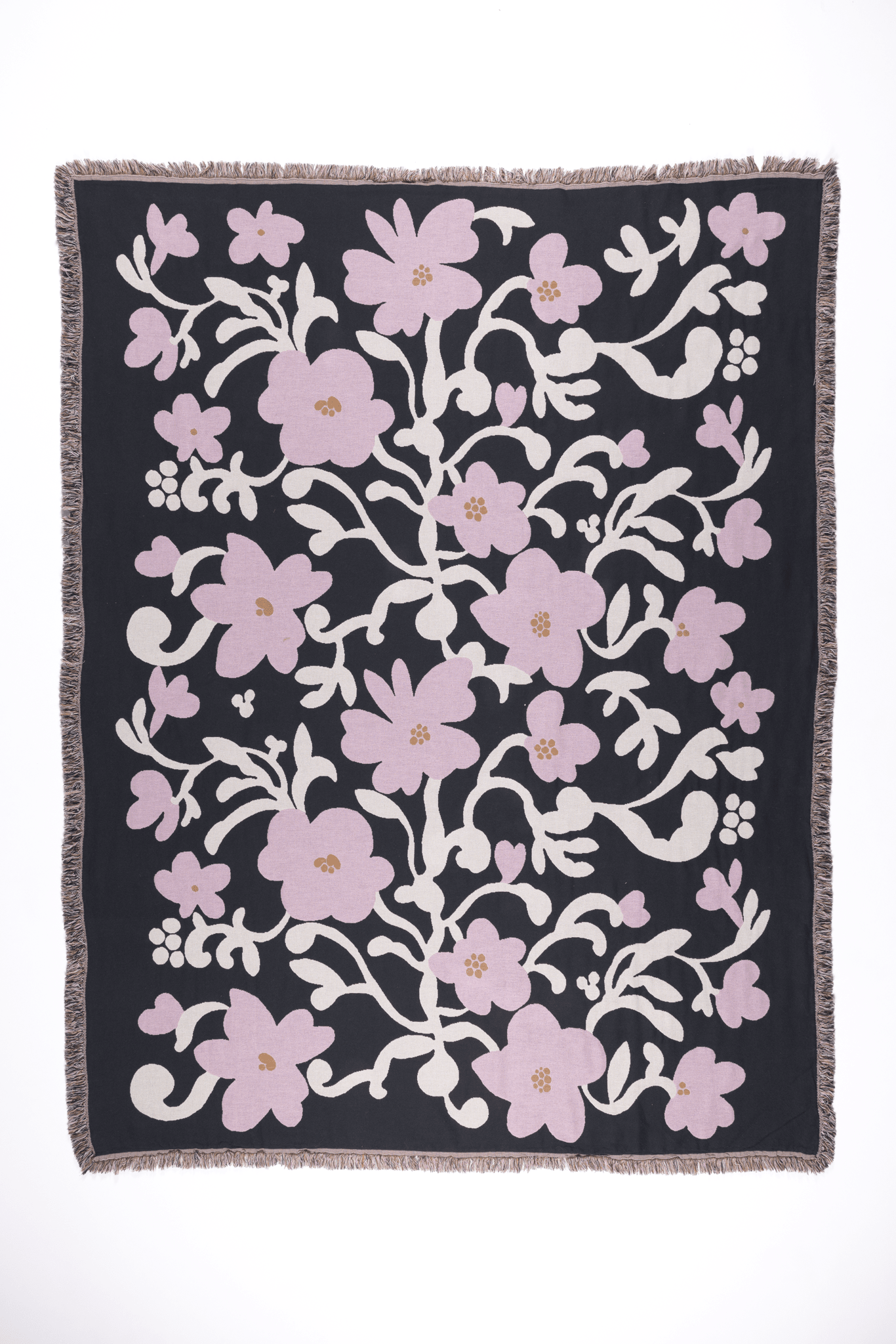 Ruusumalva Torkkupeitto Jacquard - PENTIK - Tekstiilit/Sisustustekstiilit/Torkkupeitot