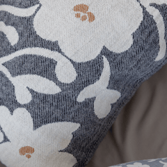 Ruusumalva Tyynynpäällinen Jacquard - PENTIK - Tekstiilit/Sisustustekstiilit/Tyynynpäälliset