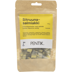 Sitruunasalmiakkikaramelli - PENTIK - Kattaus/Herkut/Makeiset ja pikkuleivät