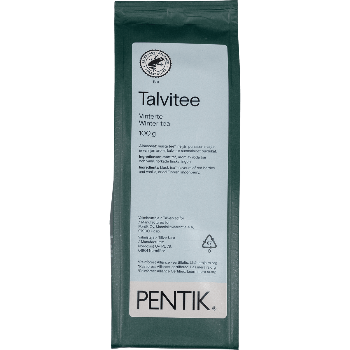 Talvitee - PENTIK - Kattaus/Herkut/Teet
