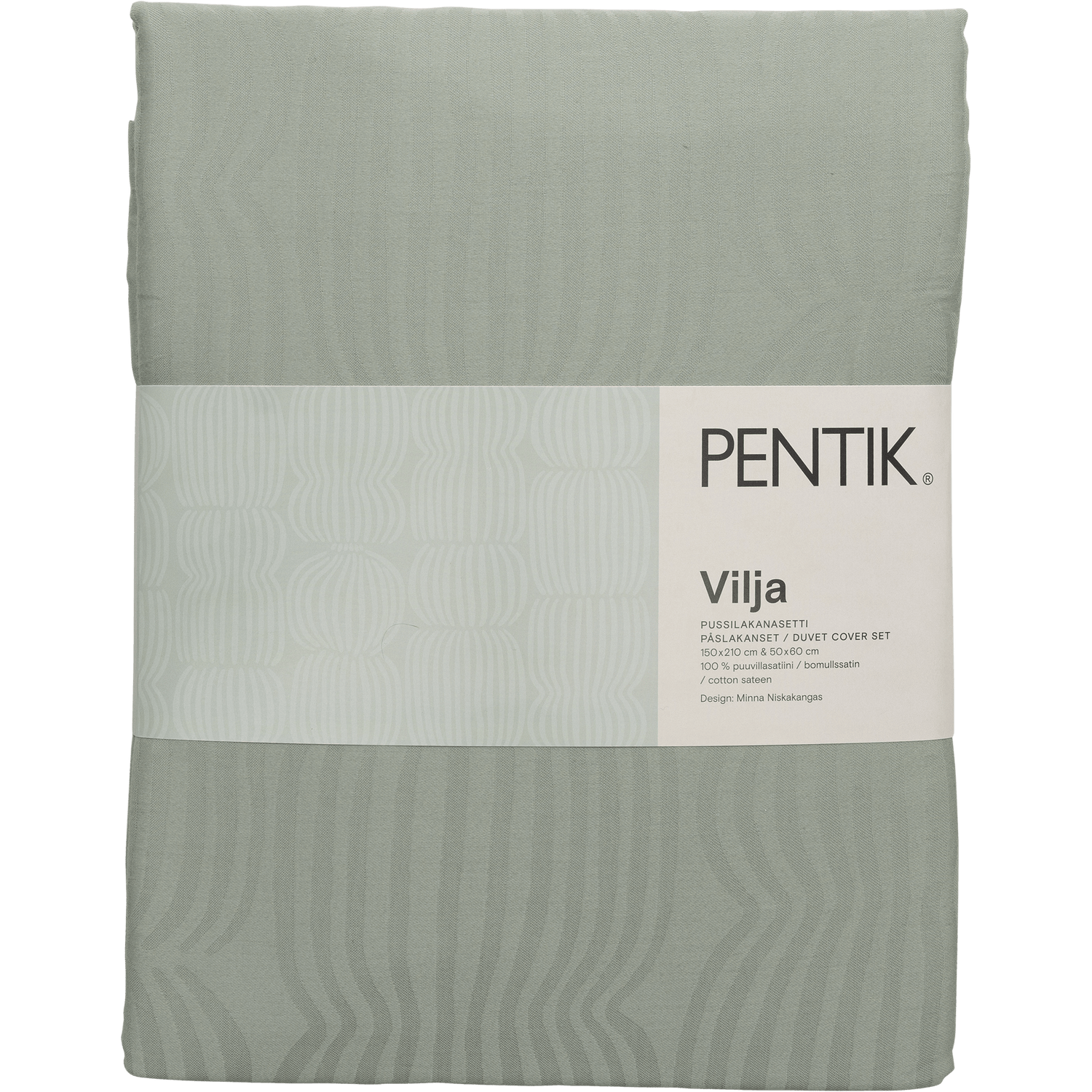Vilja Pussilakanasetti Jacquard - PENTIK - Tekstiilit/Makuuhuonetekstiilit/Pussilakanat