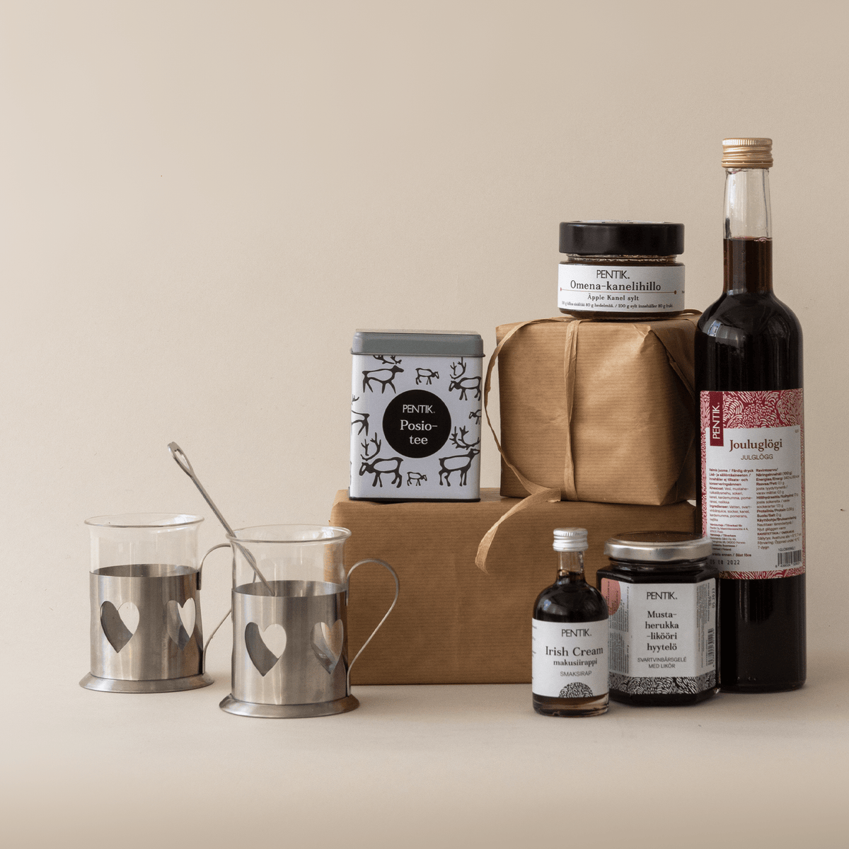 Sydän Lusikka 4 kpl Teräs - PENTIK - Kattaus/Aterimet/Aterimet